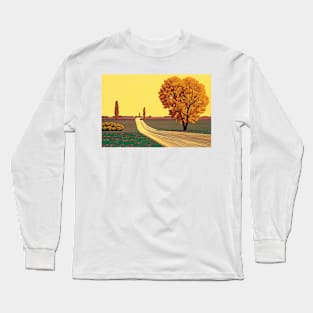 Autumn by Hiroshi Nagai - hiroshi nagai Long Sleeve T-Shirt